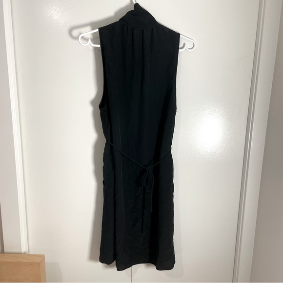 Aritzia Wilfred 100% Silk Dress Sz M Black - Picture 3 of 7